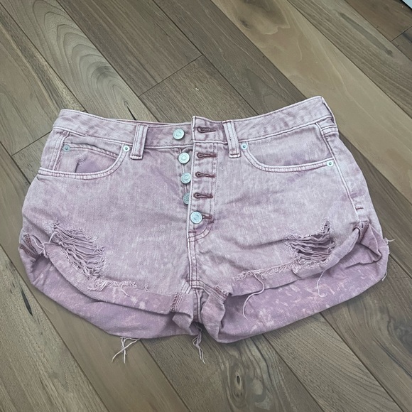 Free people Denim Shorts - Picture 1 of 3